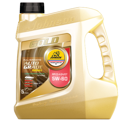 Diesel Auto Grade Gold 5Ltr API CI-4 E4/E7 5W-60